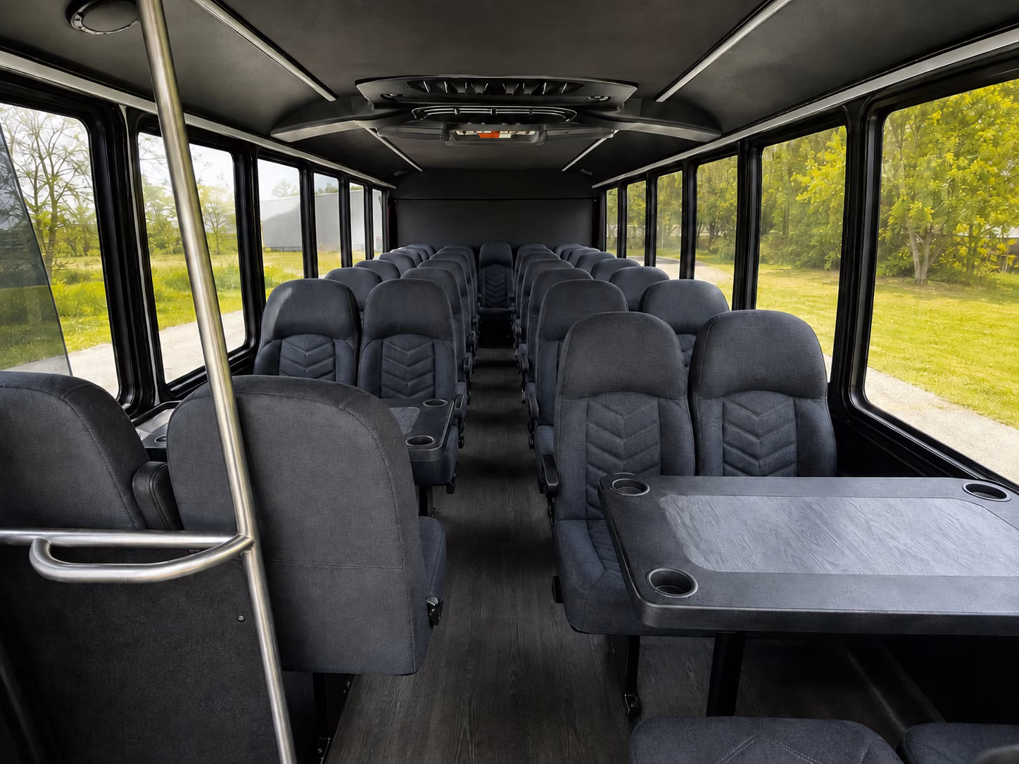 costa mesa 15 passenger minibus inside
