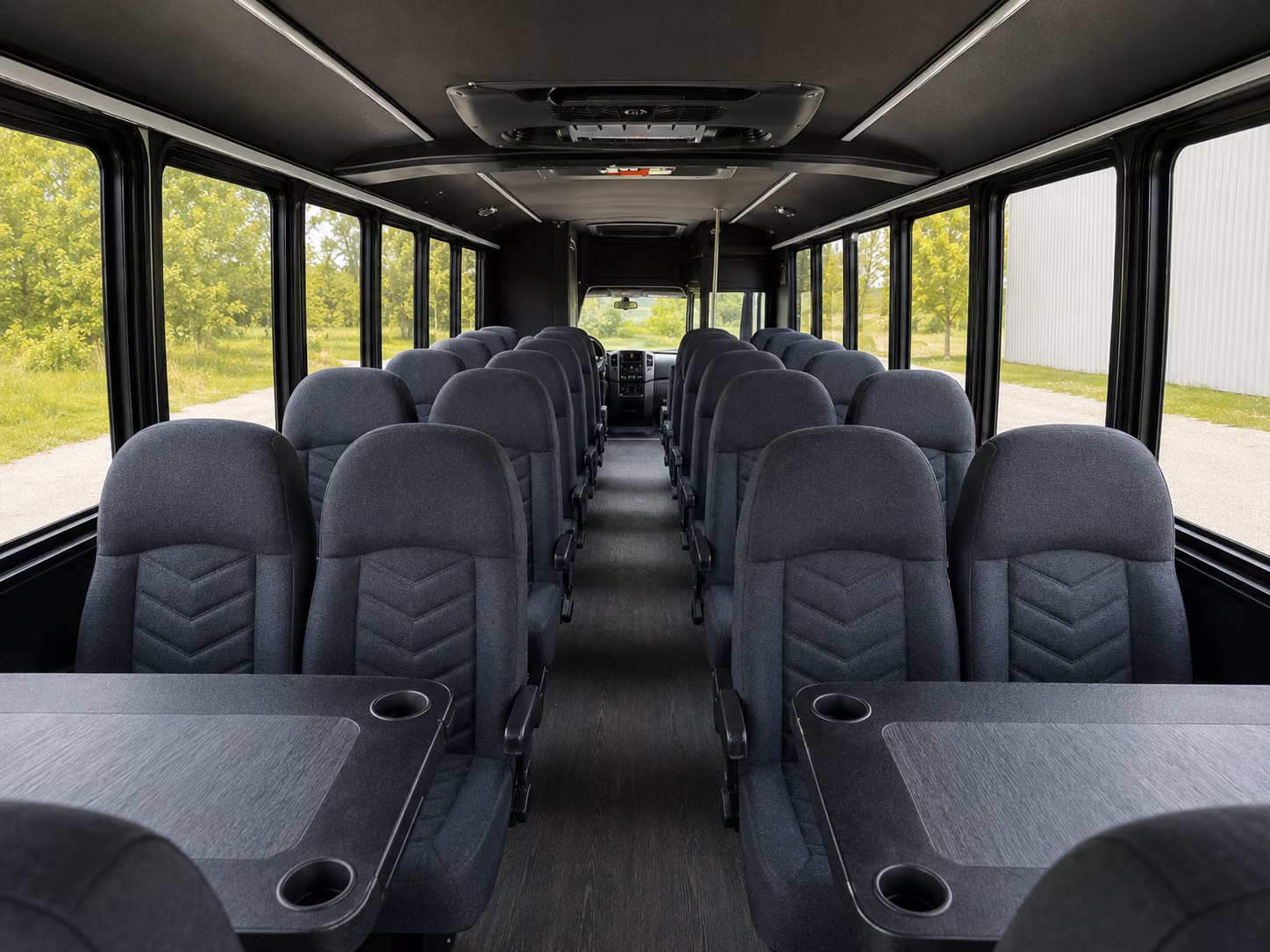 costa mesa 15 passenger minibus interior