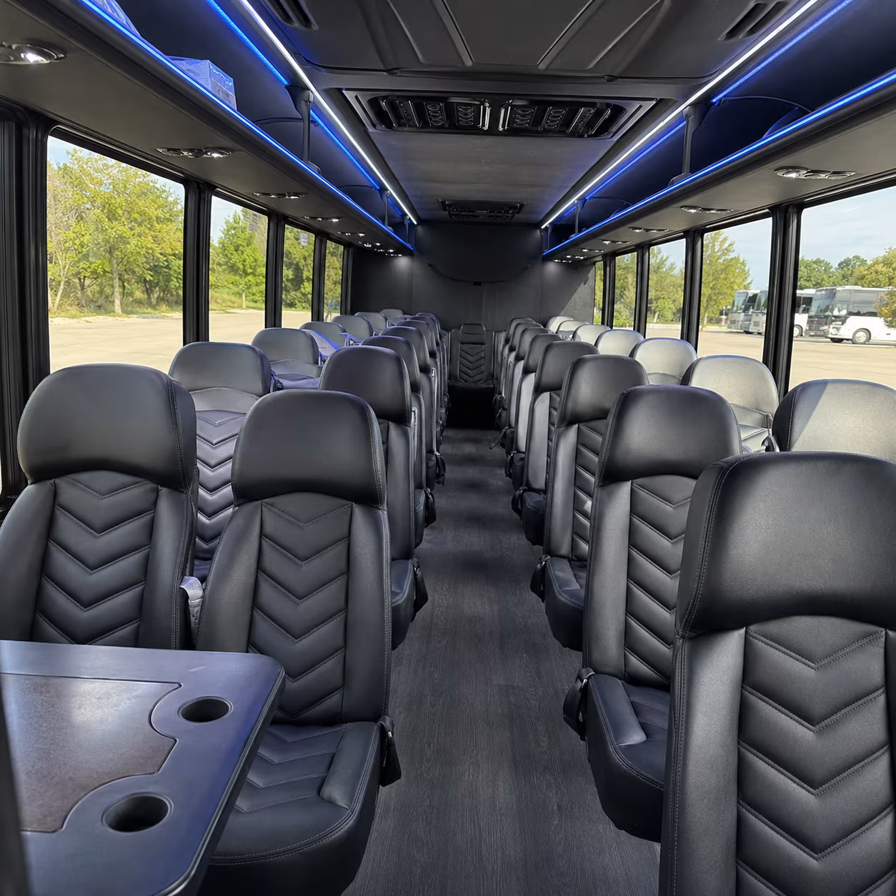 costa mesa 30 passenger minibus interior