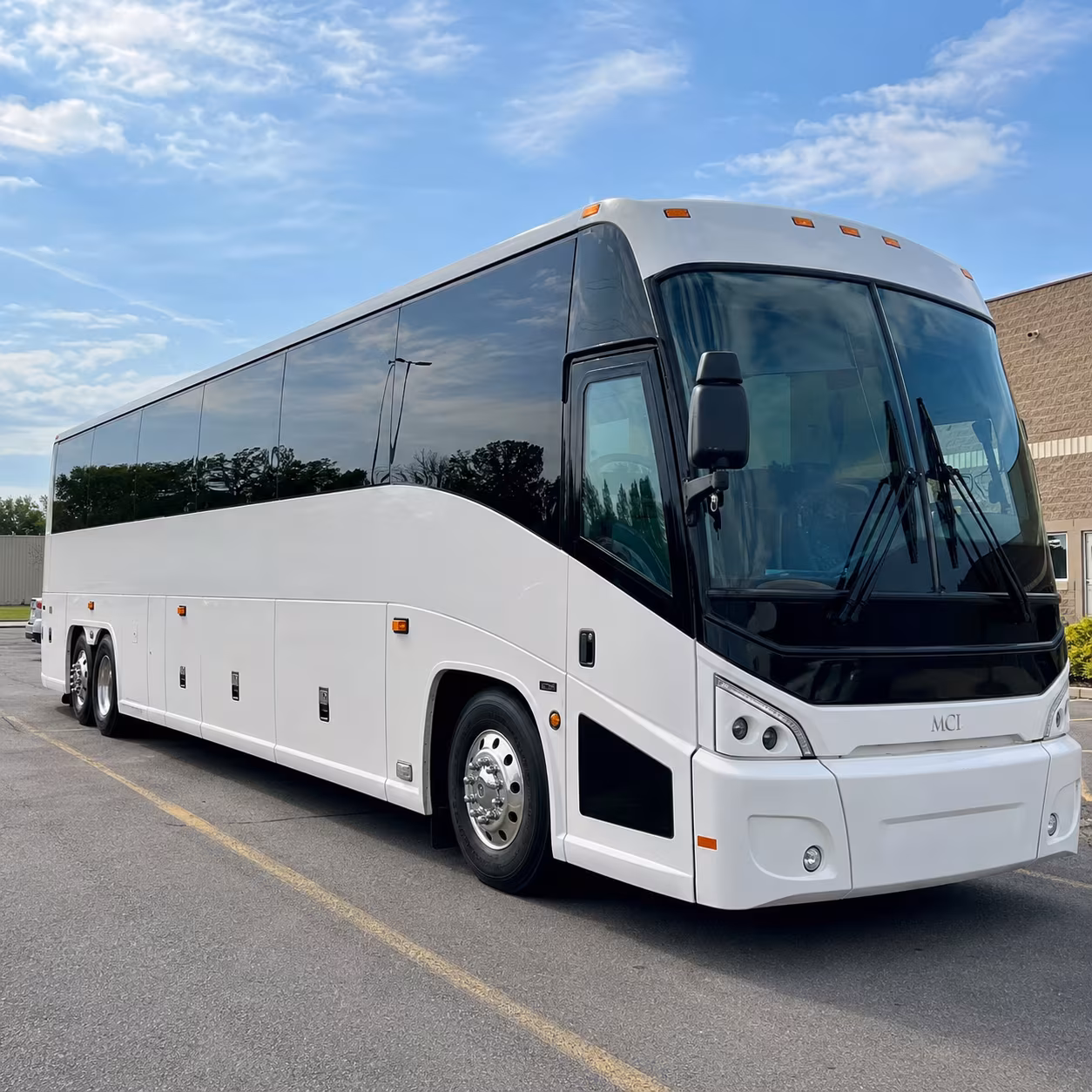 costa mesa 56 passenger charter bus
