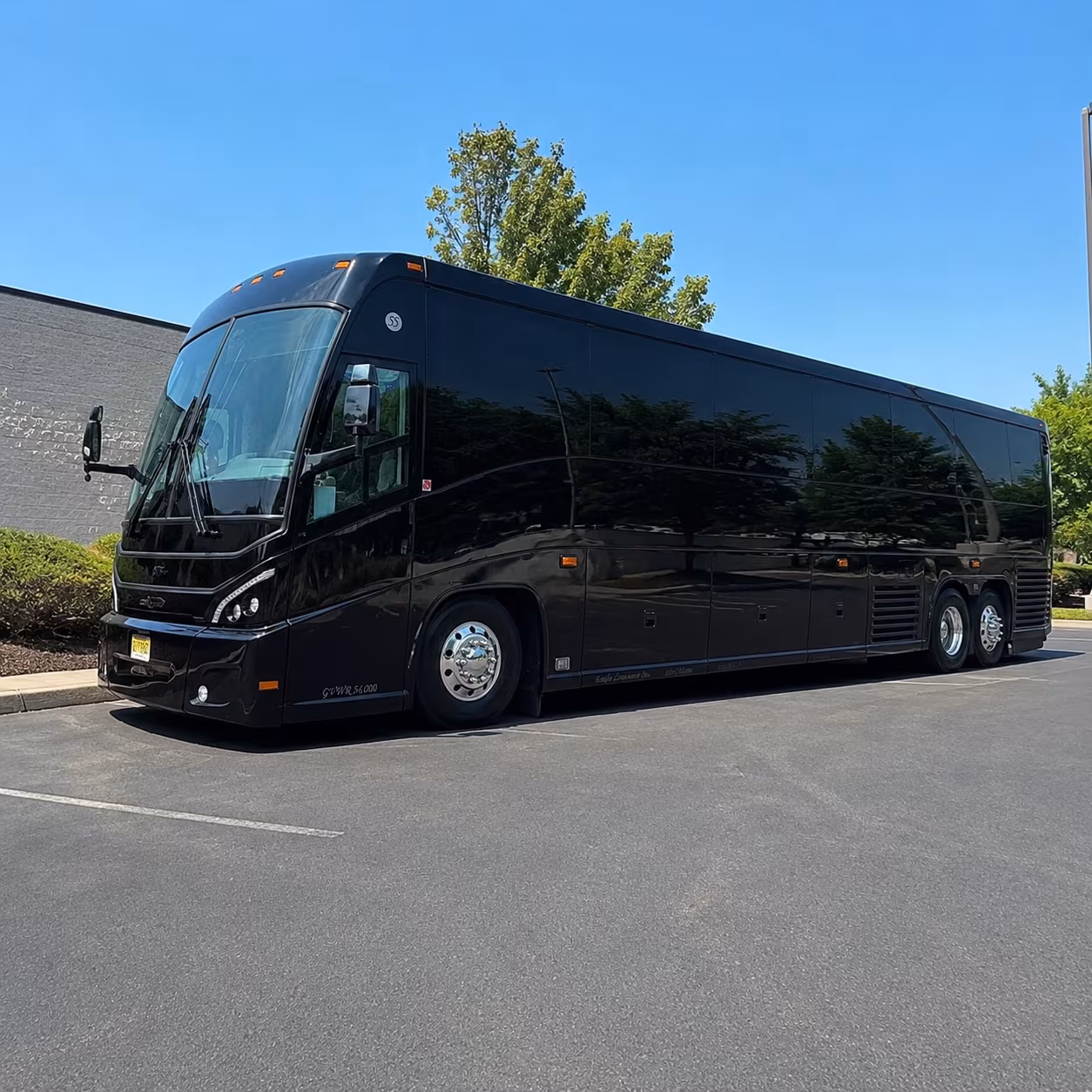costa mesa charter bus rentals for corporate campus commutes