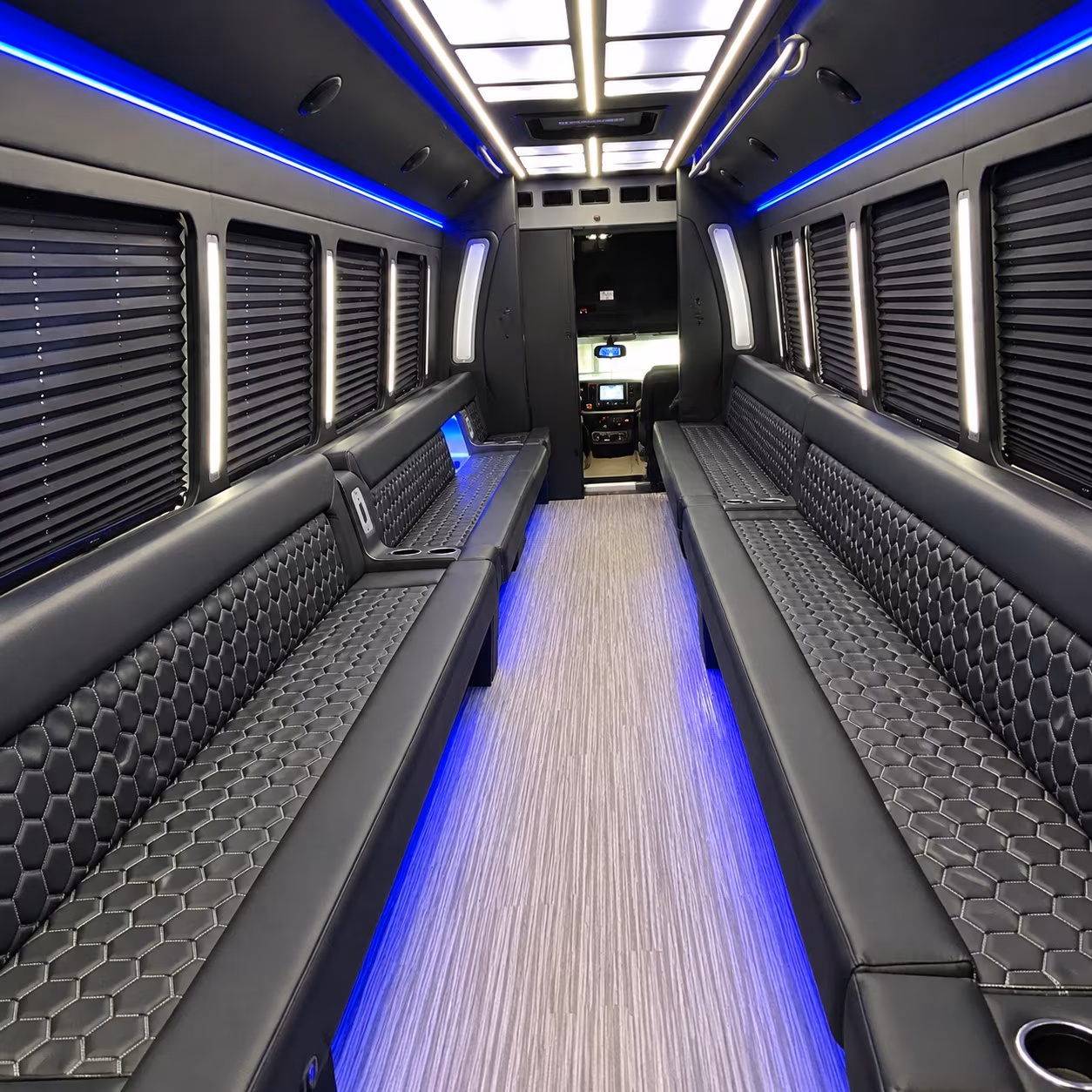 costa mesa party bus interior